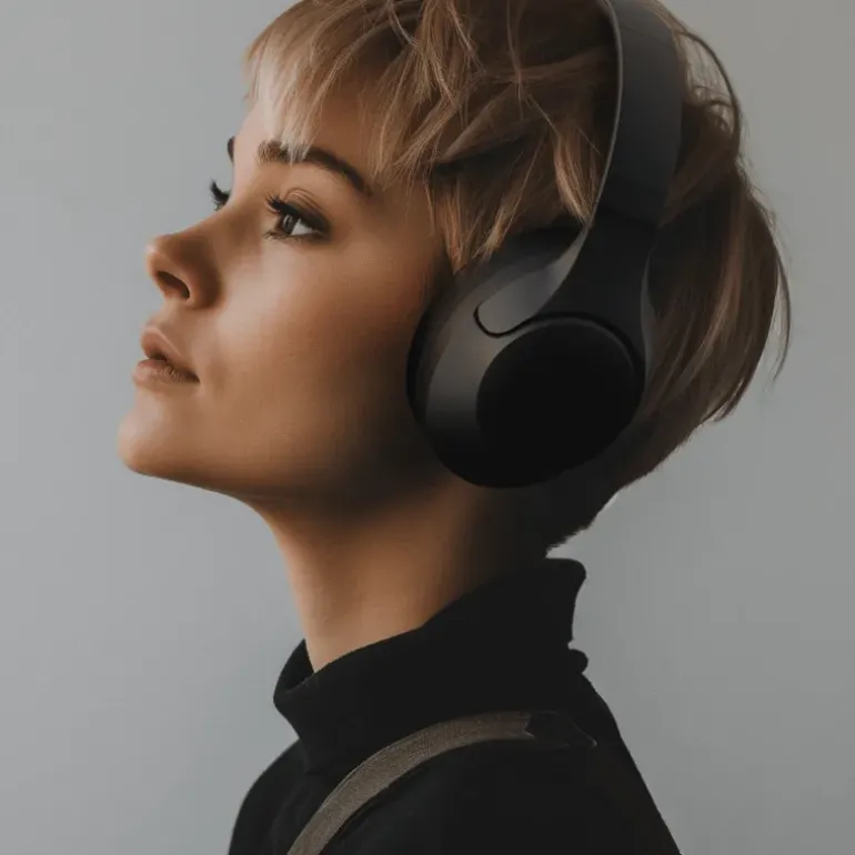 HAPPY PLUGS Play Pro Headphones Over-Ear ANC, trådlösa hörlurar - Ljud & Bild - HAPPY PLUGS Play Pro Headphones Over-Ear ANC, trådlösa hörlurar