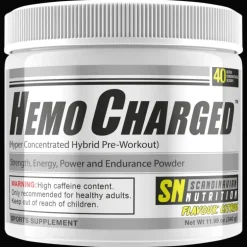 Hemocharged (Citrus (340g), pre-workout-pulver - Pre-Workout - Hemocharged (Citrus (340g), pre-workout-pulver