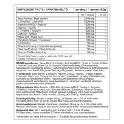Hemocharged (Lemon Cola (340g), pre-workout-pulver - Pre-Workout - Hemocharged (Lemon Cola (340g), pre-workout-pulver