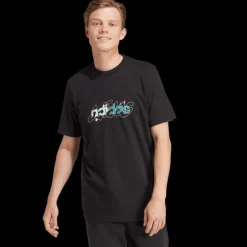 Illustrated Linear Graphic T-Shirt, t-shirt, herr - Fritids-T-Shirt - Illustrated Linear Graphic T-Shirt, t-shirt, herr