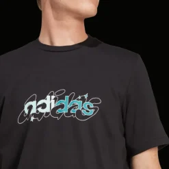 Illustrated Linear Graphic T-Shirt, t-shirt, herr - Fritids-T-Shirt - Illustrated Linear Graphic T-Shirt, t-shirt, herr