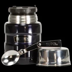 King Stainless Steel Vakuum Food Jar Dark Blue 470 Ml, mattermos - Termos - King Stainless Steel Vakuum Food Jar Dark Blue 470 Ml, mattermos