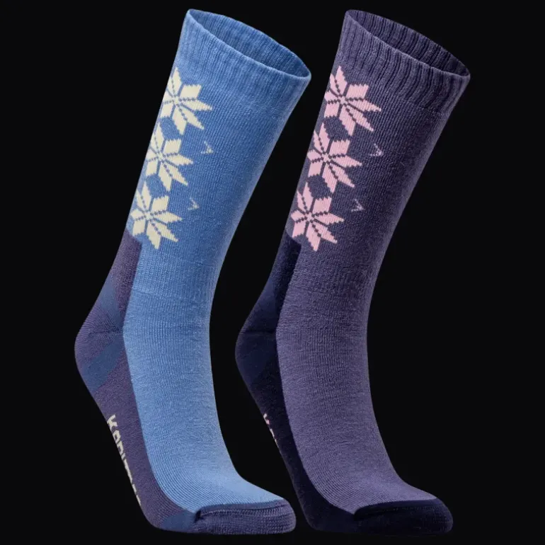 KT Wool Sock 2 PK, sockor dam - Strumpor - KT Wool Sock 2 PK, sockor dam