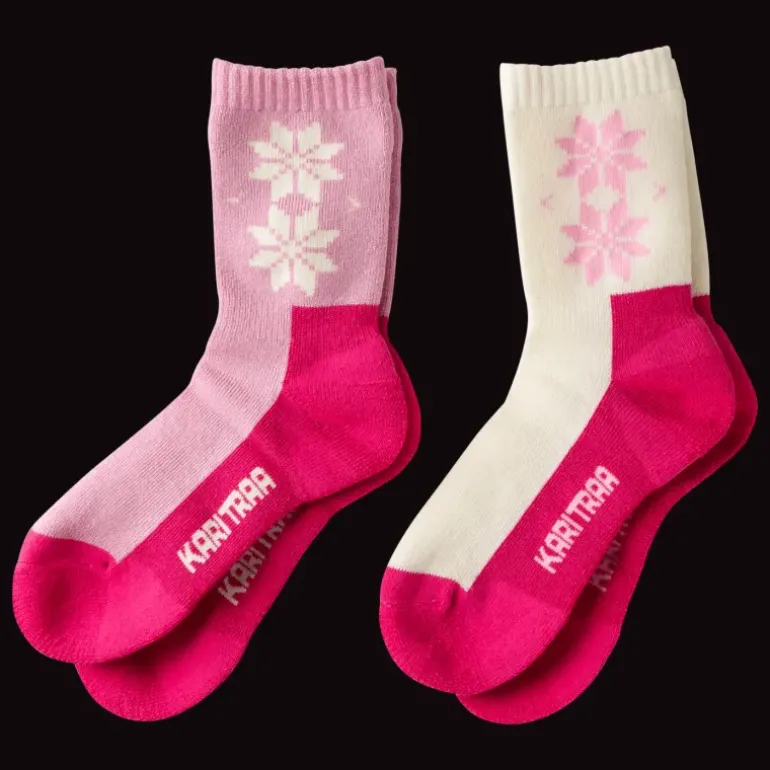 KT Wool Sock 2 PK, strumpor, junior - Bomullsstrumpor - KT Wool Sock 2 PK, strumpor, junior