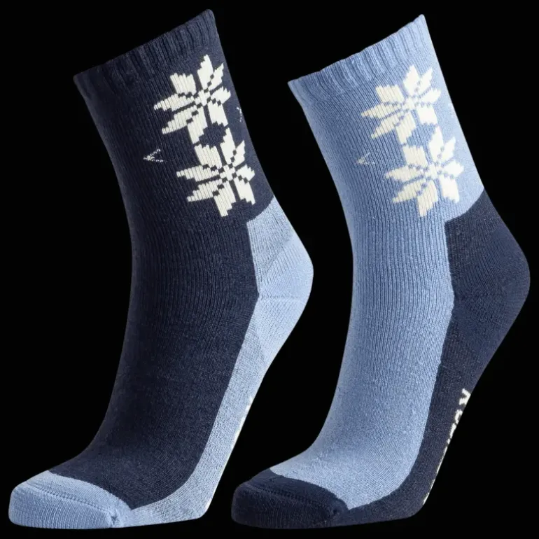 KT Wool Sock 2 PK, strumpor, junior - Bomullsstrumpor - KT Wool Sock 2 PK, strumpor, junior