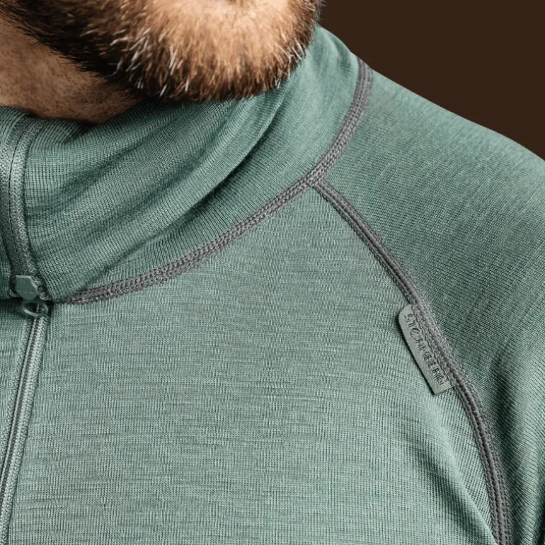 Laajias Merino Wool Polo Zip, ulltröja, herr - Överdelar Ull Herr - Laajias Merino Wool Polo Zip, ulltröja, herr