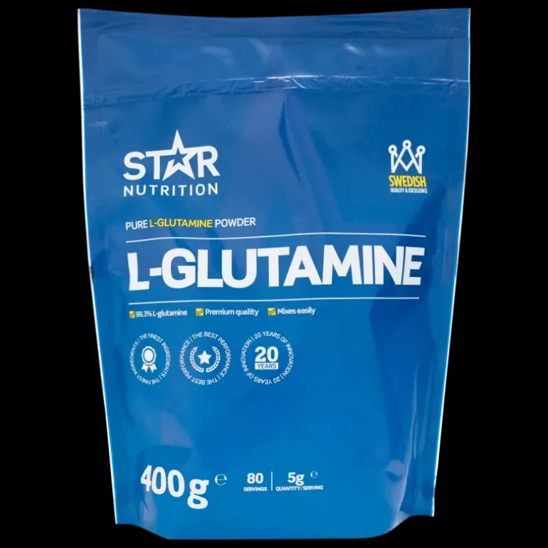 L-glutamine, 400 G, L-glutaminpulver - Hälsokost - L-glutamine, 400 G, L-glutaminpulver