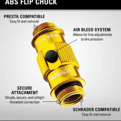 Macro floor drive ABS Matte black, golvpump - Cykelpump - Macro floor drive ABS Matte black, golvpump