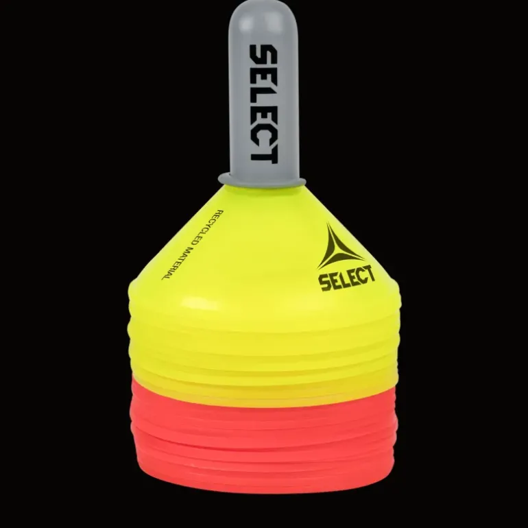 Marker Set 24 Pcs W/plastic Holder - 8 cm, koner - Fotbollstillbehör - Marker Set 24 Pcs W/plastic Holder - 8 cm, koner
