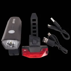 Maxi LED 550 light set USB, fram- och baklykta - Cykellampor - Maxi LED 550 light set USB, fram- och baklykta