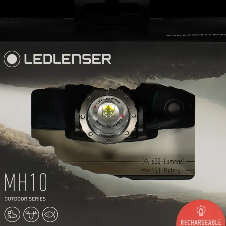 Mh10 600 Lumen, pannlampa, uppladdningsbar - Pannlampor - Mh10 600 Lumen, pannlampa, uppladdningsbar