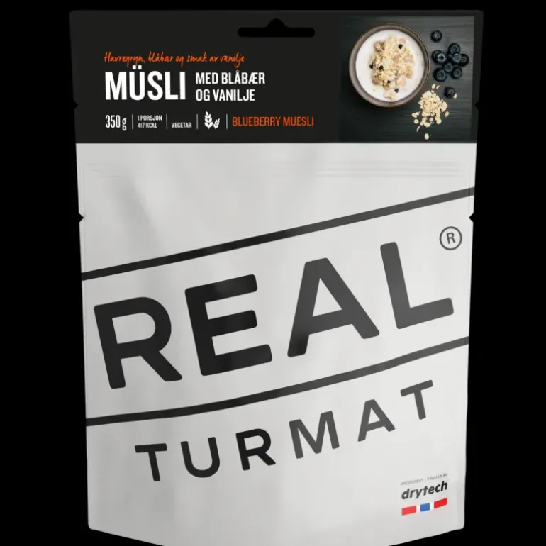 Müsli med blåbär och vanilj, turmat - Frystorkad Mat - Müsli med blåbär och vanilj, turmat