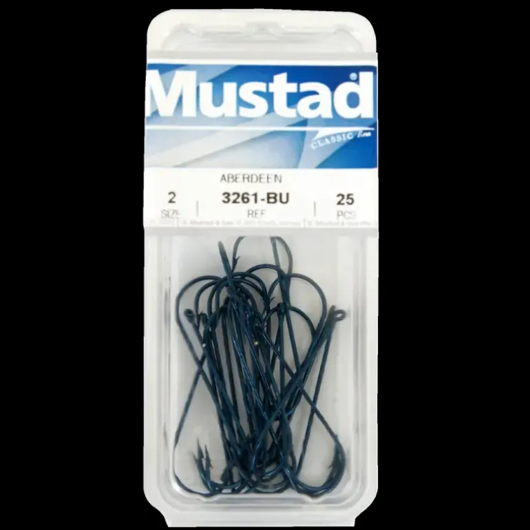 Mustad Aberdeen Metkrok 3261-BU-1, 25-pack - Diverse Fiskeutrustning - Mustad Aberdeen Metkrok 3261-BU-1, 25-pack