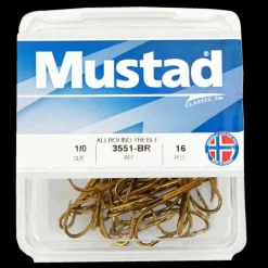 Mustad Trekrok 3551-BR-1, 20-pack - Diverse Fiskeutrustning - Mustad Trekrok 3551-BR-1, 20-pack