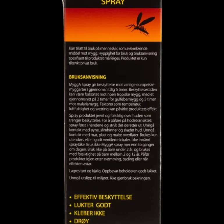 Mygga Spray 9,5 % DEET - Myggfritt - Mygga Spray 9,5 % DEET