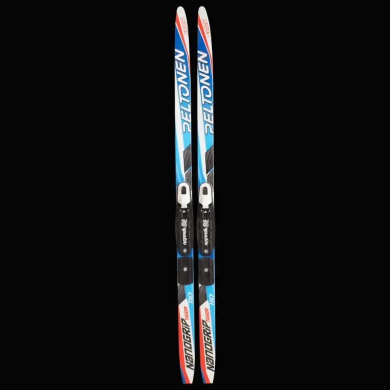 Nanogrip Tiger 110cm blue + Basic, juniorskida - Klassisk - Nanogrip Tiger 110cm blue + Basic, juniorskida