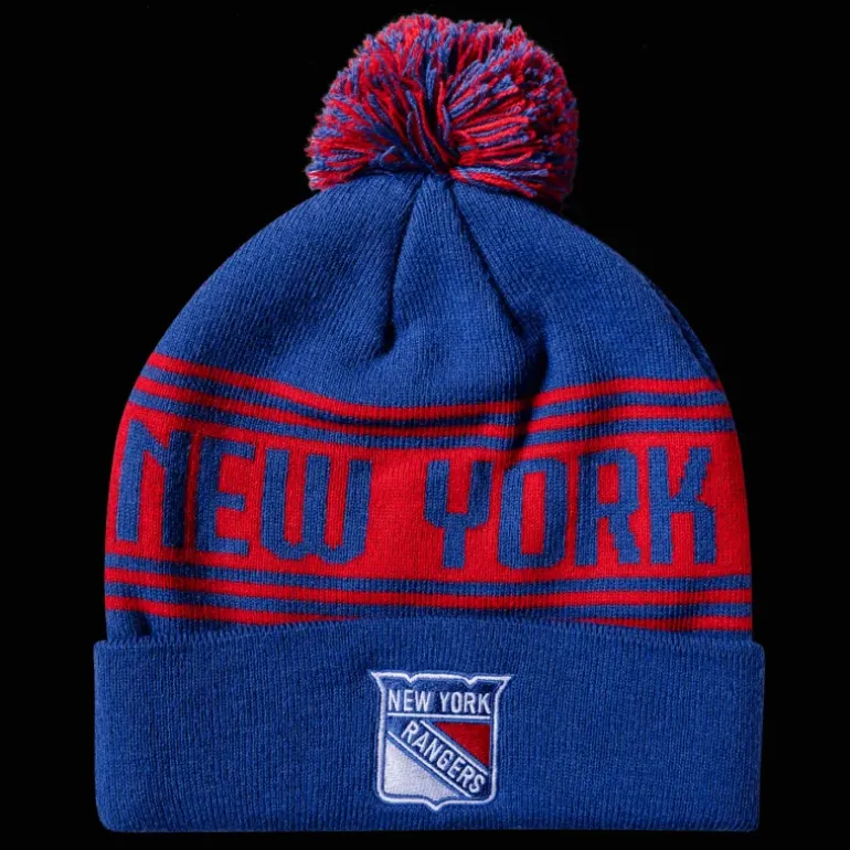 NHL Beanie Cuff W/Pom - 24/25, mössa, unisex - NHL-Produkter - NHL Beanie Cuff W/Pom - 24/25, mössa, unisex