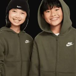 Nike Club Fleece Big Kids' Full-Zip, huvjacka, junior - Fritidströjor - Nike Club Fleece Big Kids' Full-Zip, huvjacka, junior