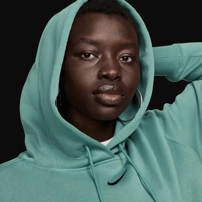 Nike Sportswear Phoenix Fleece, huvjacka, dam - Fritidströjor - Nike Sportswear Phoenix Fleece, huvjacka, dam