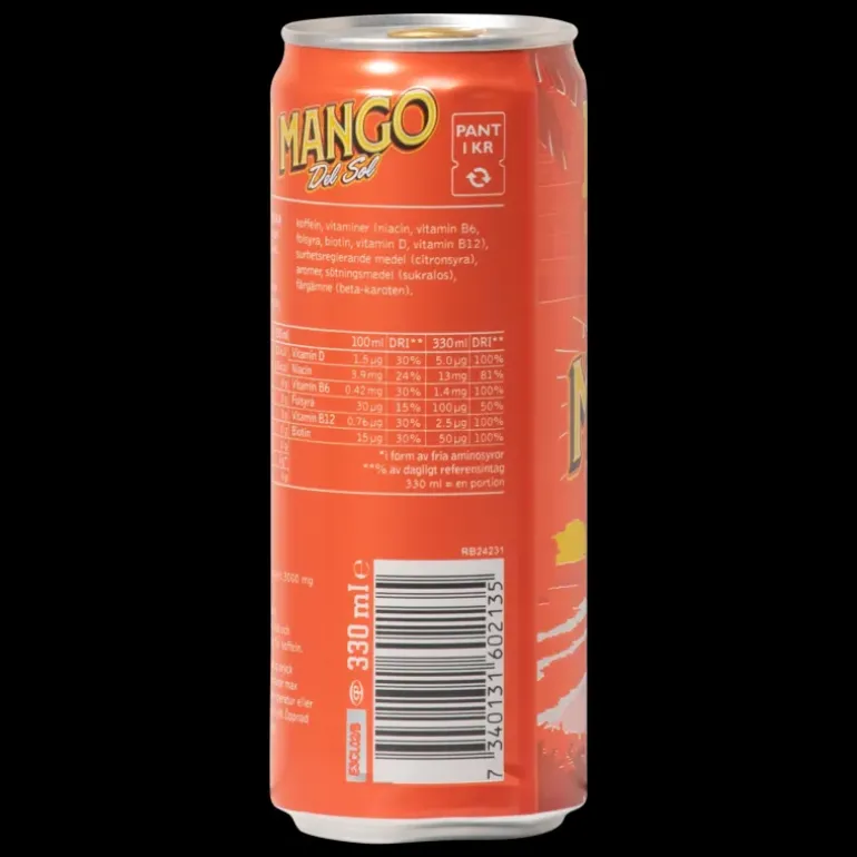 Nocco Bcaa Mango Del Sol - Energidryck - Nocco Bcaa Mango Del Sol