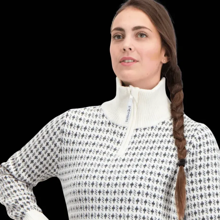 Nordishavet Wool Zip Sweater, ulltröja, dam - Ulltröjor - Nordishavet Wool Zip Sweater, ulltröja, dam