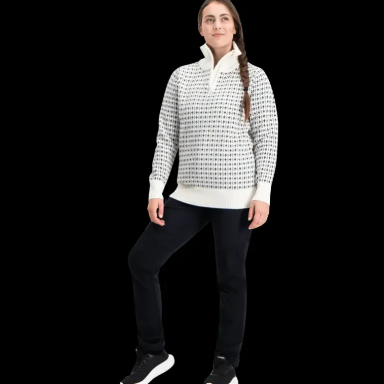Nordishavet Wool Zip Sweater, ulltröja, dam - Ulltröjor - Nordishavet Wool Zip Sweater, ulltröja, dam