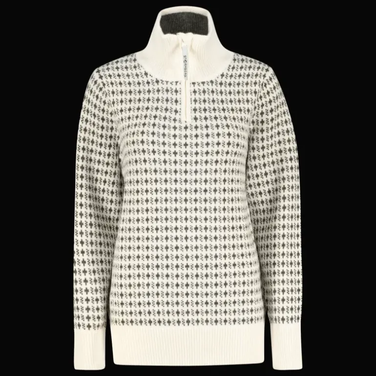 Nordishavet Wool Zip Sweater, ulltröja, dam - Ulltröjor - Nordishavet Wool Zip Sweater, ulltröja, dam