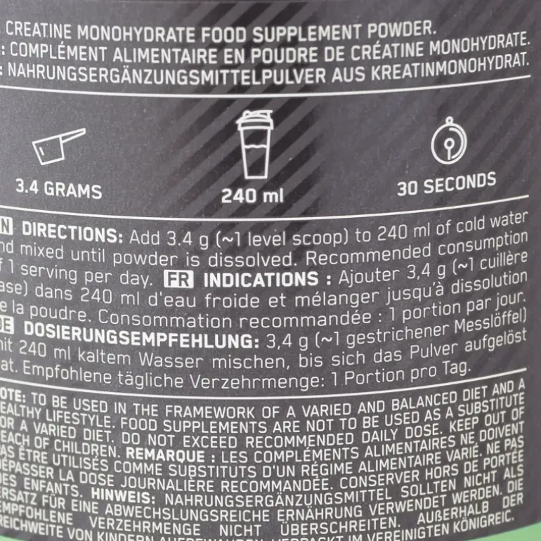 Nutrition Creatine 317g, kosttillskott - Prestationshöjare - Nutrition Creatine 317g, kosttillskott