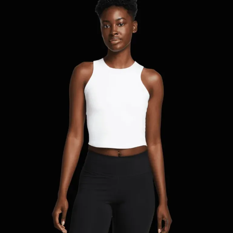 One Fitted Dri-FIT Crop Tank, linne, dam - Linnen - One Fitted Dri-FIT Crop Tank, linne, dam