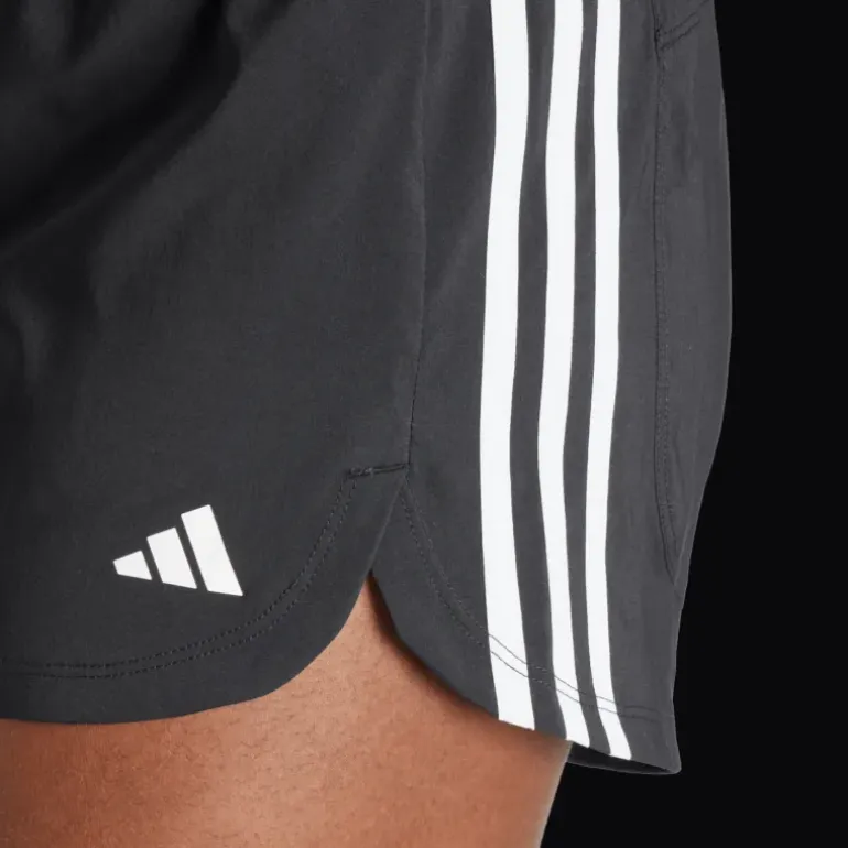 Pacer Training 3-Stripes Woven High-Rise Shorts, träningsshorts, dam - Träningsshorts - Pacer Training 3-Stripes Woven High-Rise Shorts, träningsshorts, dam