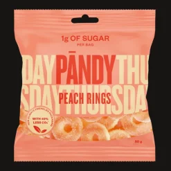 Pandy Candy 50g (Peach Rings), gummigodis - Hälsokost - Pandy Candy 50g (Peach Rings), gummigodis