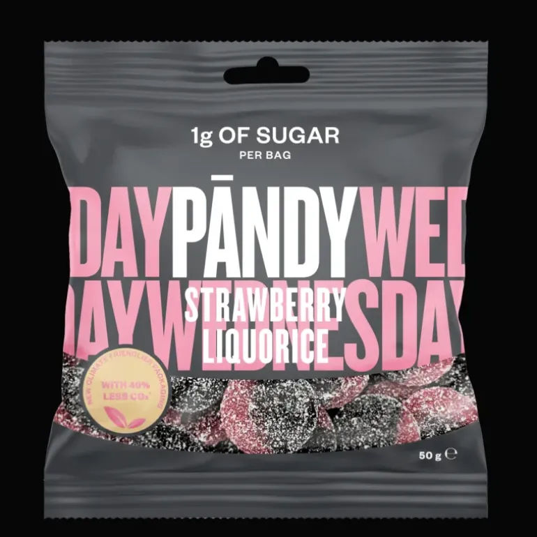 Pandy Candy 50 g (Strawberry/liquorice), gummigodis - Hälsokost - Pandy Candy 50 g (Strawberry/liquorice), gummigodis