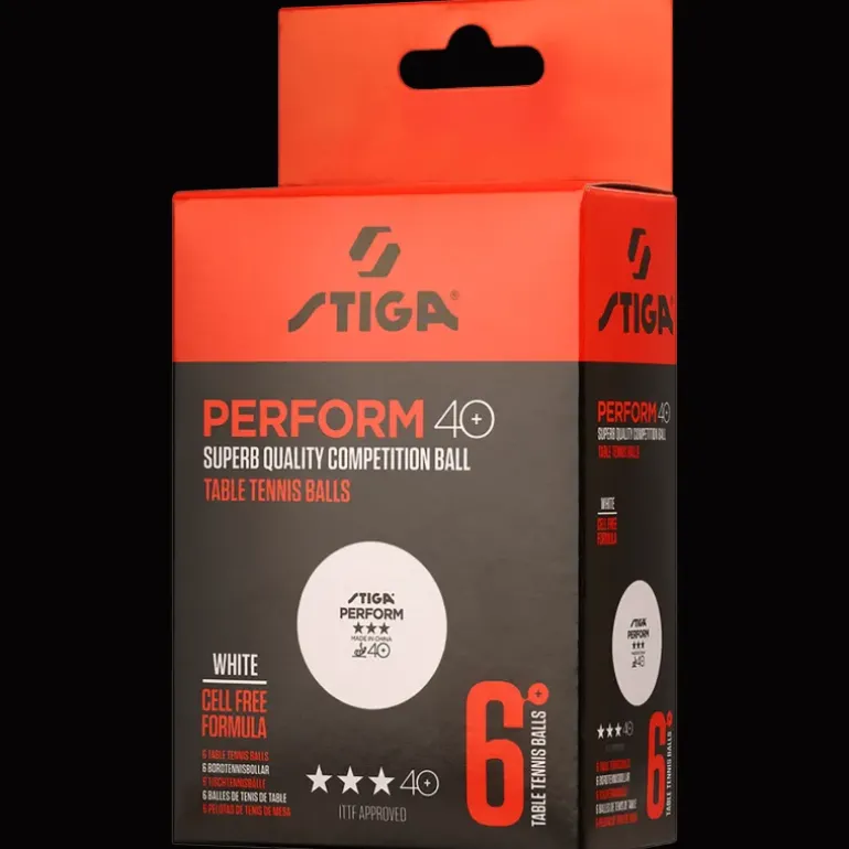 Perform Vit, 3-x 6-pack, bordtennisboll - Tillbehör Bordtennis - Perform Vit, 3-x 6-pack, bordtennisboll