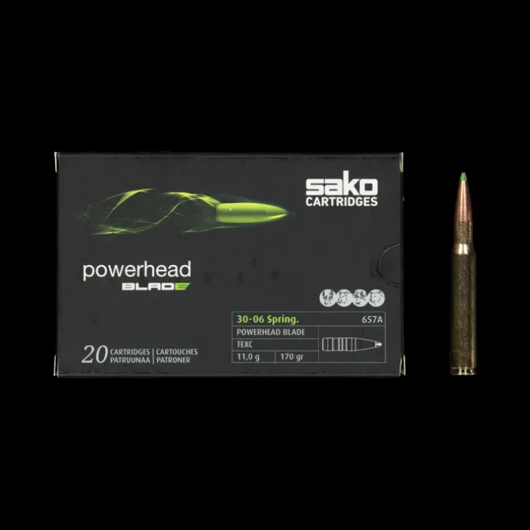 30-06 Powerhead Blade 11.05/170.5 657a, gevärsammunition - Kula - 30-06 Powerhead Blade 11.05/170.5 657a, gevärsammunition
