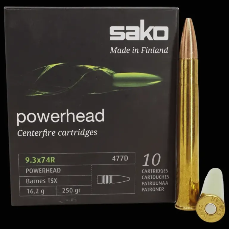 Powerhead 9.3x74r 477d 16.2/250, ammunition - Kula - Powerhead 9.3x74r 477d 16.2/250, ammunition