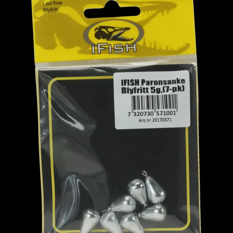Päronsänke Blyfritt 5g, (7-pk) - Diverse Fiskeutrustning - Päronsänke Blyfritt 5g, (7-pk)