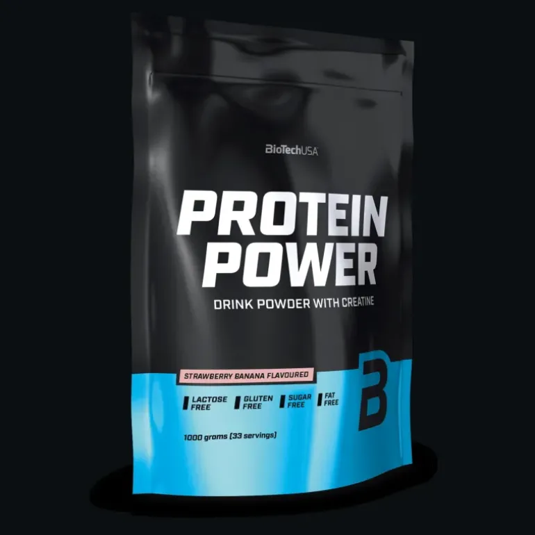 Protein Power Banana-Strawberry, proteinpulver - Proteiner - Protein Power Banana-Strawberry, proteinpulver