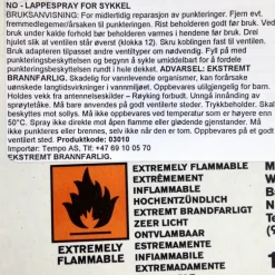Punkteringsspray 100 ml - Tillbehör till hjul, däck & slang - Punkteringsspray 100 ml