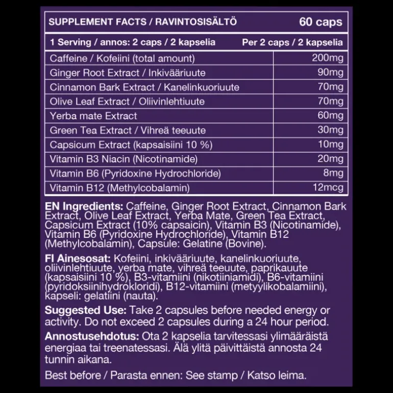 Purple Burn (60caps), kosttillskott - Hälsokost - Purple Burn (60caps), kosttillskott
