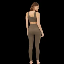 Ribbed Seamless Square Bra, sport-bh, dam - Låg Support - Ribbed Seamless Square Bra, sport-bh, dam
