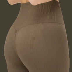 Ribbed Seamless Tights, träningstights, dam - Träningstights - Ribbed Seamless Tights, träningstights, dam