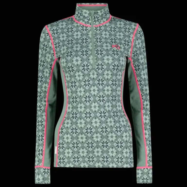 Rose Half Zip, ulltröja, dam - Överdelar Ull Dam - Rose Half Zip, ulltröja, dam