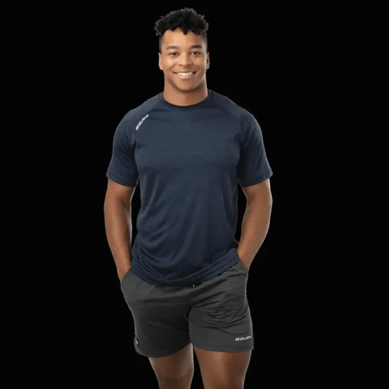 S24 Bauer Team Short Sleeve Tech Tee 24/25, träningströja, senior - T-Shirts & Shorts - S24 Bauer Team Short Sleeve Tech Tee 24/25, träningströja, senior