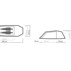 Seeker Breheimen 2, tunneltält - Vandringstält - Seeker Breheimen 2, tunneltält