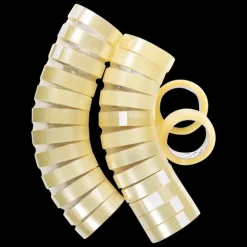 Shinguard tape PP 25 mm x 66 m clear 72 pack-21/22, benskyddstejp - Hockeytejp - Shinguard tape PP 25 mm x 66 m clear 72 pack-21/22, benskyddstejp