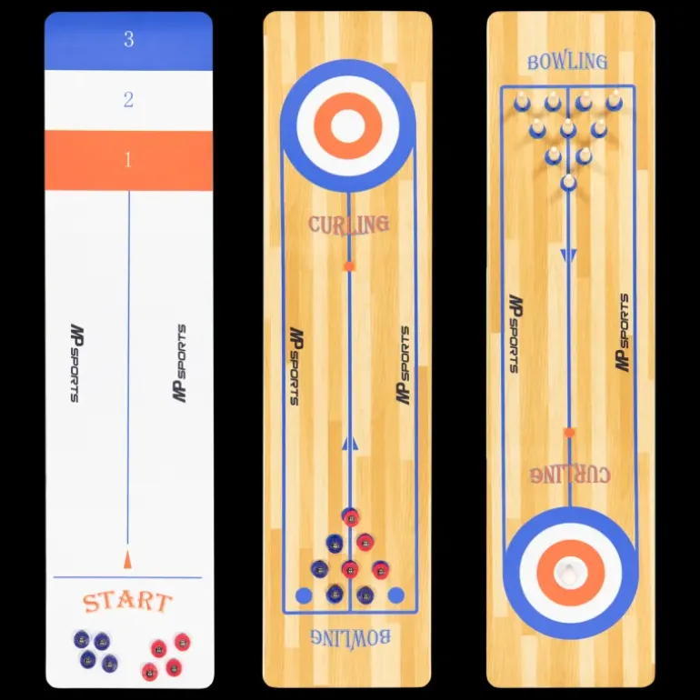 Shuffleboard 3IN1, multispelbord med shuffleboard, curling och bowling - Leksaker & Spel - Shuffleboard 3IN1, multispelbord med shuffleboard, curling och bowling
