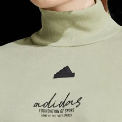 Signature Graphic Embroidery Fleece Crop Sweatshirt, tröja, dam - Fritidströjor - Signature Graphic Embroidery Fleece Crop Sweatshirt, tröja, dam