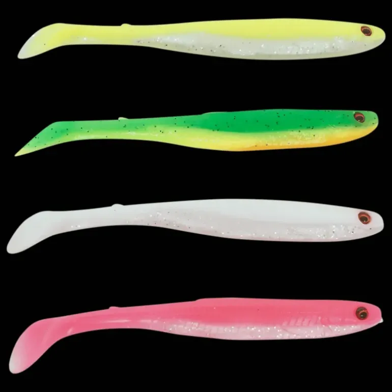 Slender Scoop Shad 11cm 7g 4pcs, softbait - Dragset - Slender Scoop Shad 11cm 7g 4pcs, softbait