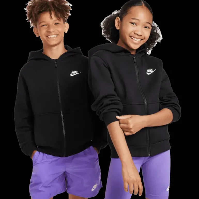 Sportswear Club Fleece, huvjacka junior - Fritidströjor - Sportswear Club Fleece, huvjacka junior