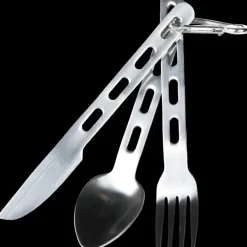 S/S cutlery with carabiner, bestickset - Kokkärl & Bestick - S/S cutlery with carabiner, bestickset
